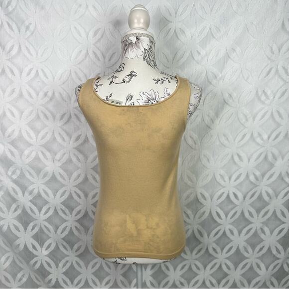 Vintage Neiman Marcus 100% Cashmere Sleeveless Cardigan 2 piece Set Size M - Picture 8 of 14